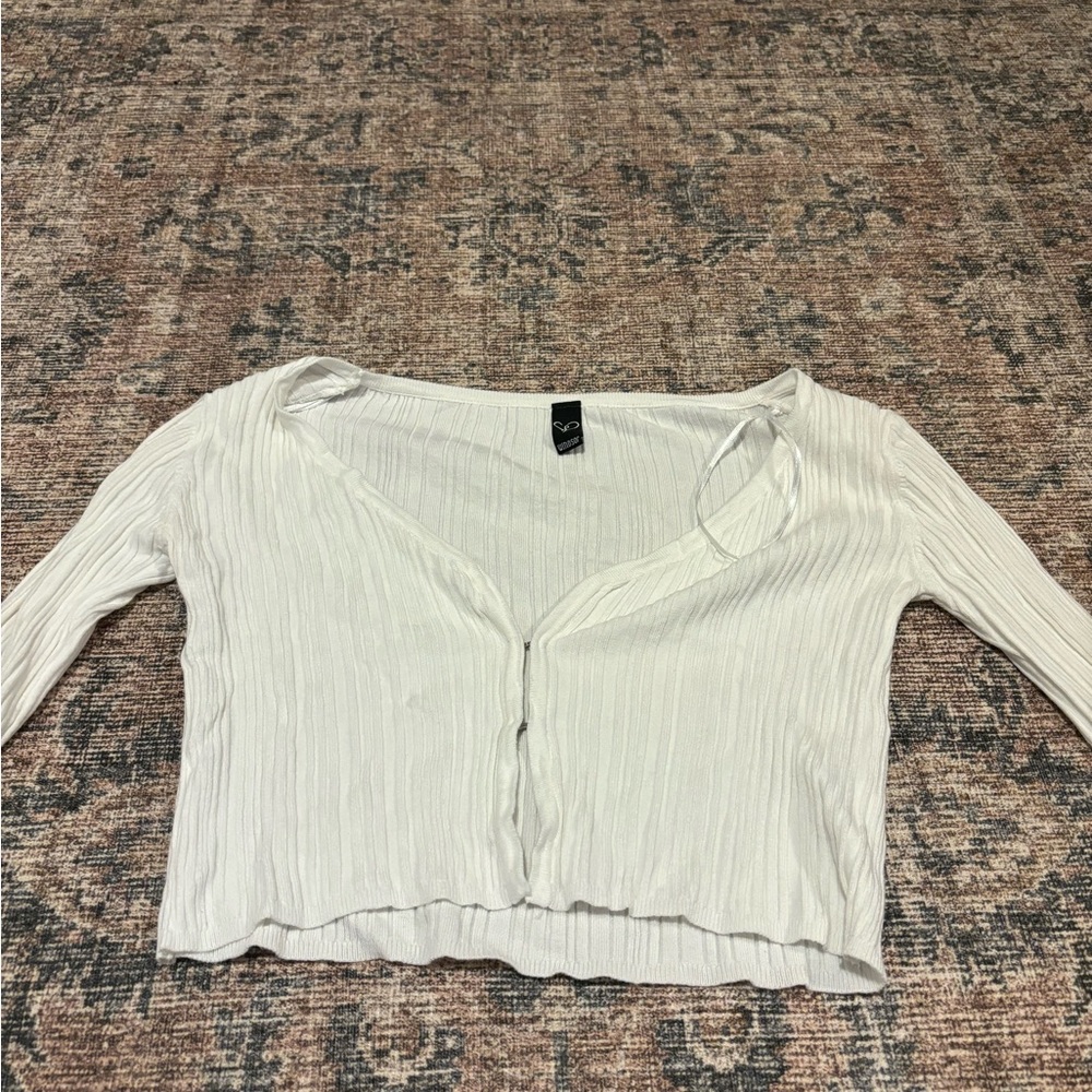 small white windsor long sleeve